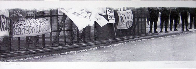 LUCIA TORRES «TERRITORIO» XV - Transfer 19x56cm - Año 2007