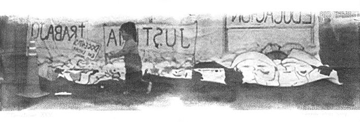 LUCIA TORRES «TERRITORIO» XXV - Transfer 19x56cm - Año 2010