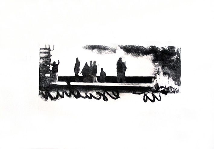 LUCIA TORRES «TERRITORIO» XXVII - Litografía 35x50cm - Año 2011