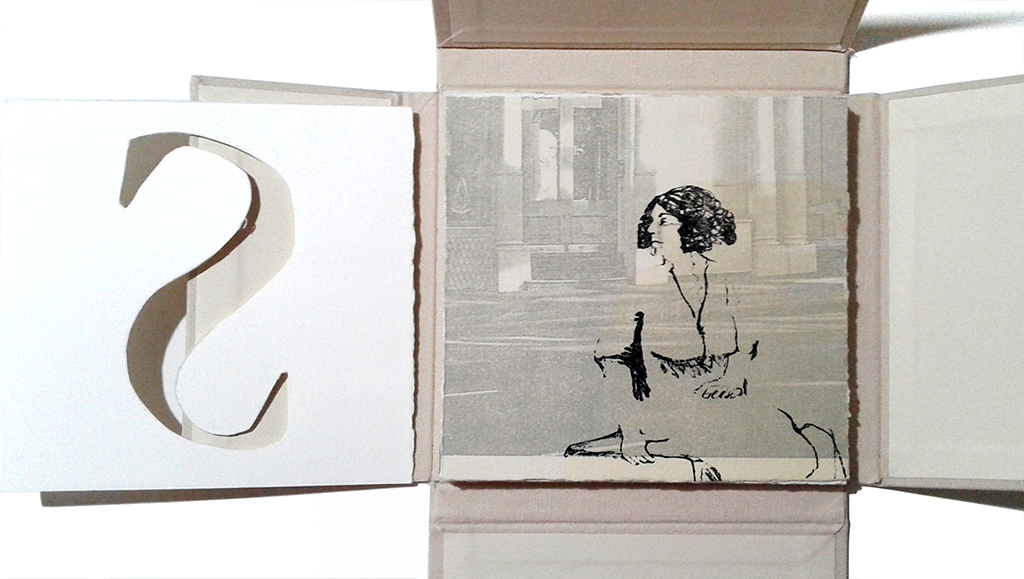 LUCIA TORRES «VIDAS» Libro de Artista - Edición Única - Litografía, Troquelado - Papel Archés y Papel de Seda - Año 2015