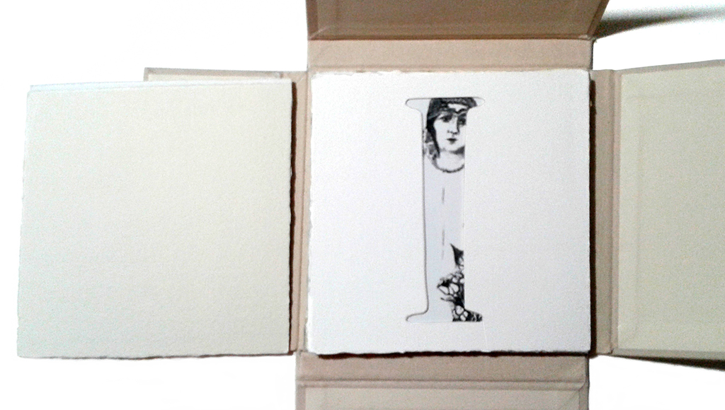 LUCIA TORRES «VIDAS» Libro de Artista - Edición Única - Litografía, Troquelado - Papel Archés y Papel de Seda - Año 2015