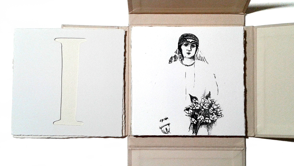 LUCIA TORRES «VIDAS» Libro de Artista - Edición Única - Litografía, Troquelado - Papel Archés y Papel de Seda - Año 2015