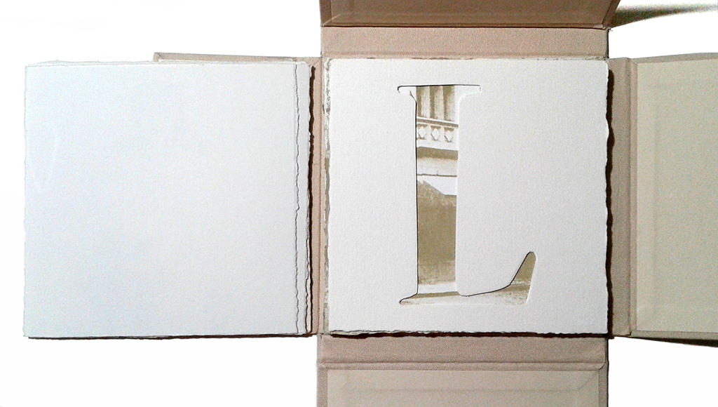 LUCIA TORRES «VIDAS» Libro de Artista - Edición Única - Litografía, Troquelado - Papel Archés y Papel de Seda - Año 2015