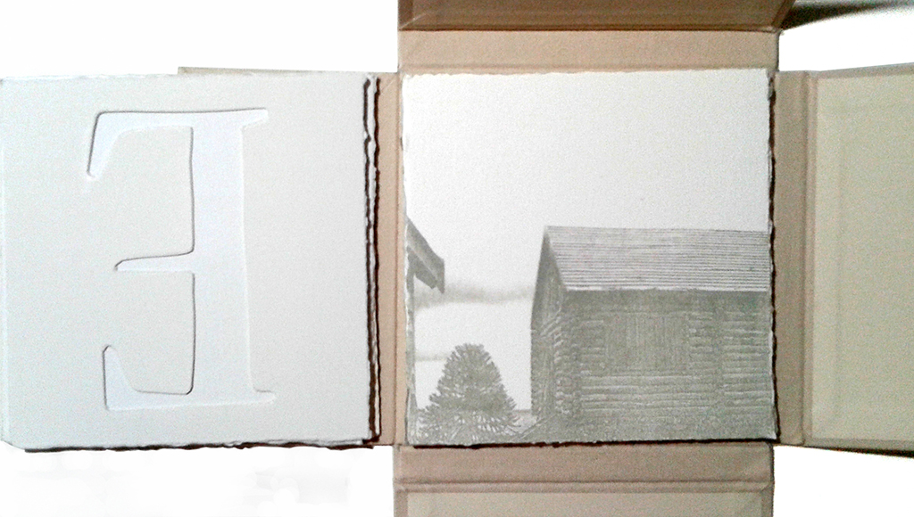 LUCIA TORRES «VIDAS» Libro de Artista - Edición Única - Litografía, Troquelado - Papel Archés y Papel de Seda - Año 2015