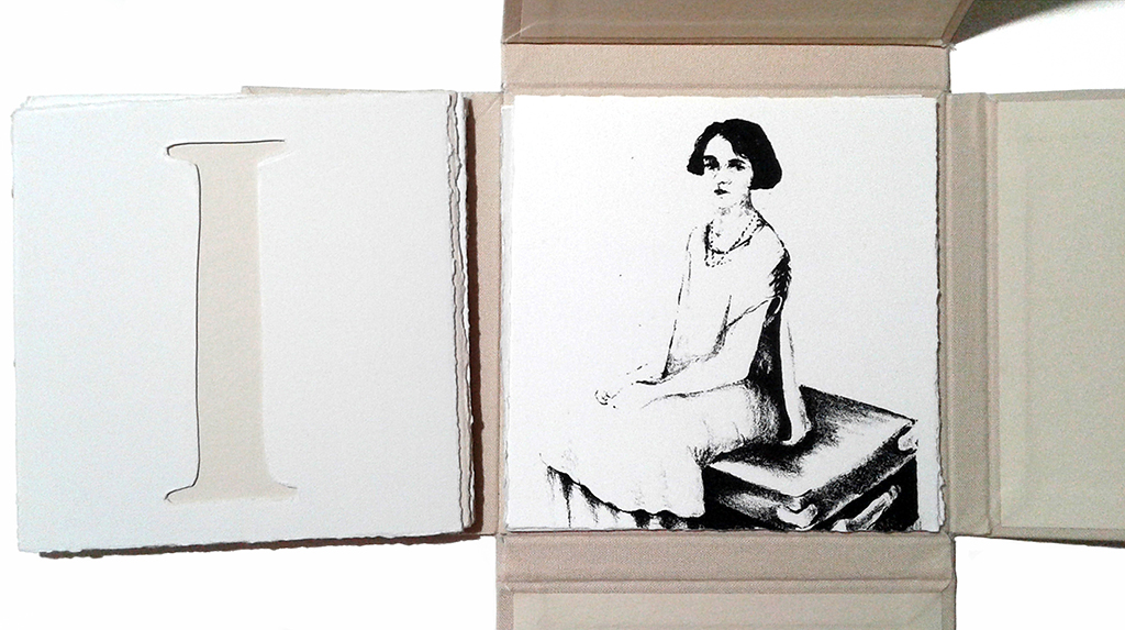 LUCIA TORRES «VIDAS» Libro de Artista - Edición Única - Litografía, Troquelado - Papel Archés y Papel de Seda - Año 2015