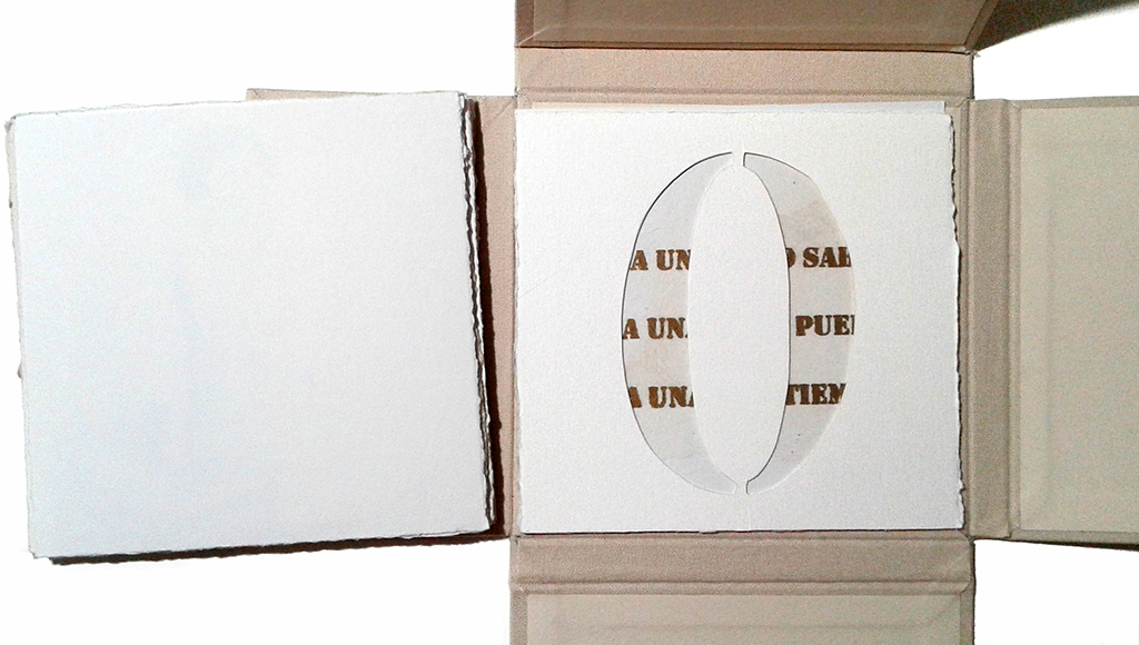 LUCIA TORRES «VIDAS» Libro de Artista - Edición Única - Litografía, Troquelado - Papel Archés y Papel de Seda - Año 2015