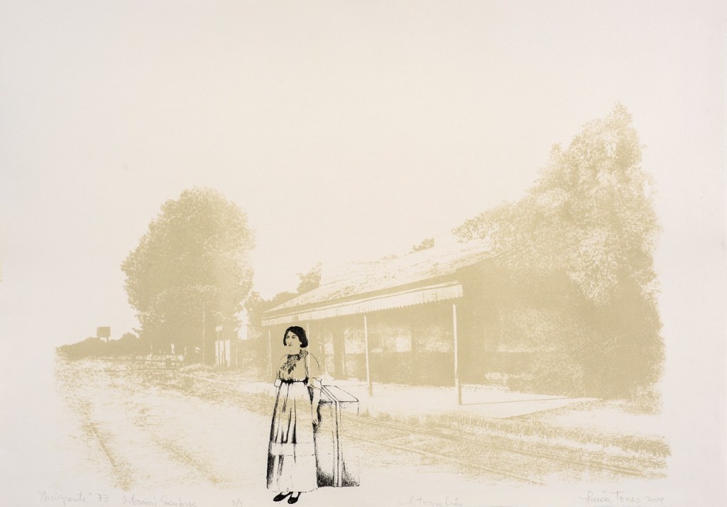 LUCIA TORRES «MIGRANTE» 73 – Litografía 56x76cm – Año 2014
