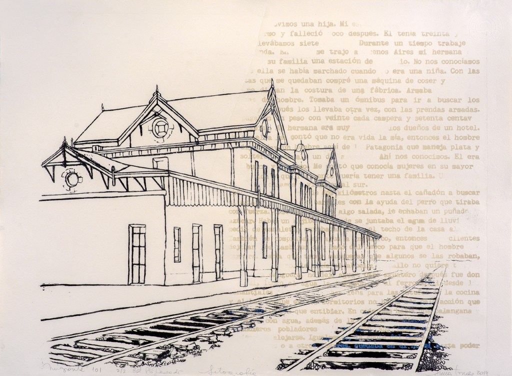 LUCIA TORRES «MIGRANTE» 101 – Litografía 56x76cm – Año 2014