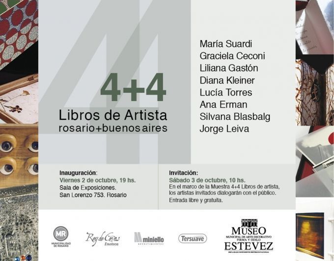 «4+4 Libros de Artista» Rosario + Buenos Aires - Año 2015