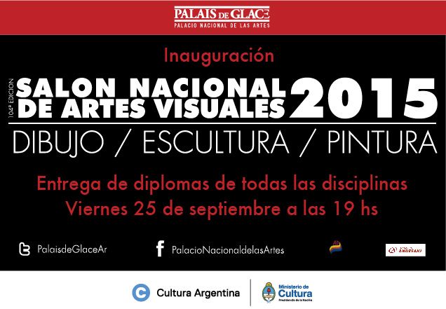 «104 Edición SALON NACIONAL DE ARTES VISUALES 2015» en el Palais de Glace, Palacio Nacional de las Artes