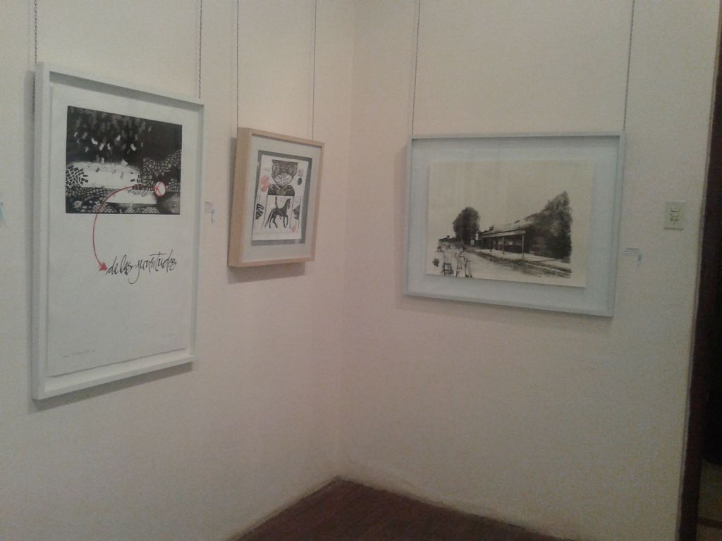 LUCIAS TORRES «MENCIÓN» con la obra «Migrante 115» Litografía 80x100cm - Año 2015 en el «XVI SALON NACIONAL DE ENTRE RÍOS - GRABADO 2015» en el Museo Provincial de dibujo y grabado «Artemio Alisio», Concepción del Uruguay, Entre Ríos