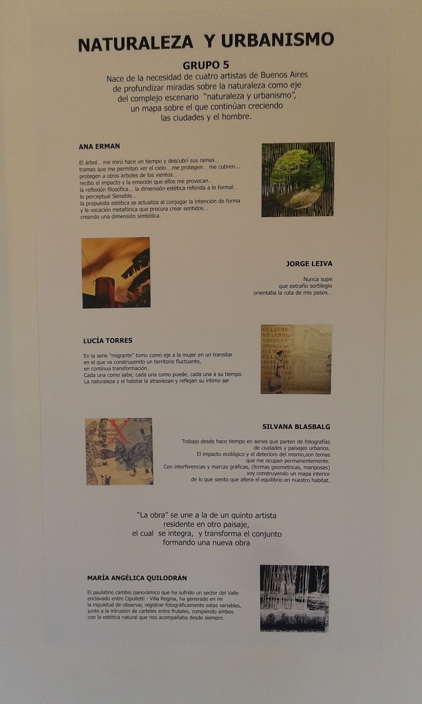 «Grupo 5» en San Martín de los Andes, 2015