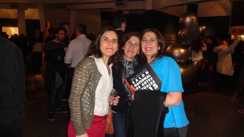 LUCIA TORRES «MENCIÓN» con la obra «Migrante 102» Estación Puerto Deseado - Litografía 680x477xm - Año 2014, «104 Edición SALON NACIONAL DE ARTES VISUALES 2015» en el Palais de Glace, Palacio Nacional de las Artes