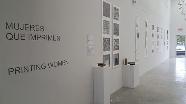 «Printing Women / Mujeres que imprimen» Miami, 2017