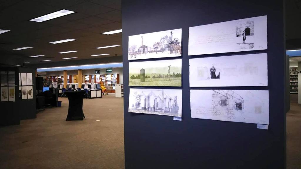 LUCIA TORRES «Serie VIDA» en «STORIES PRINTED / HISTORIAS GRÁFICAS» Centro de Edición, en North Miami Public Library