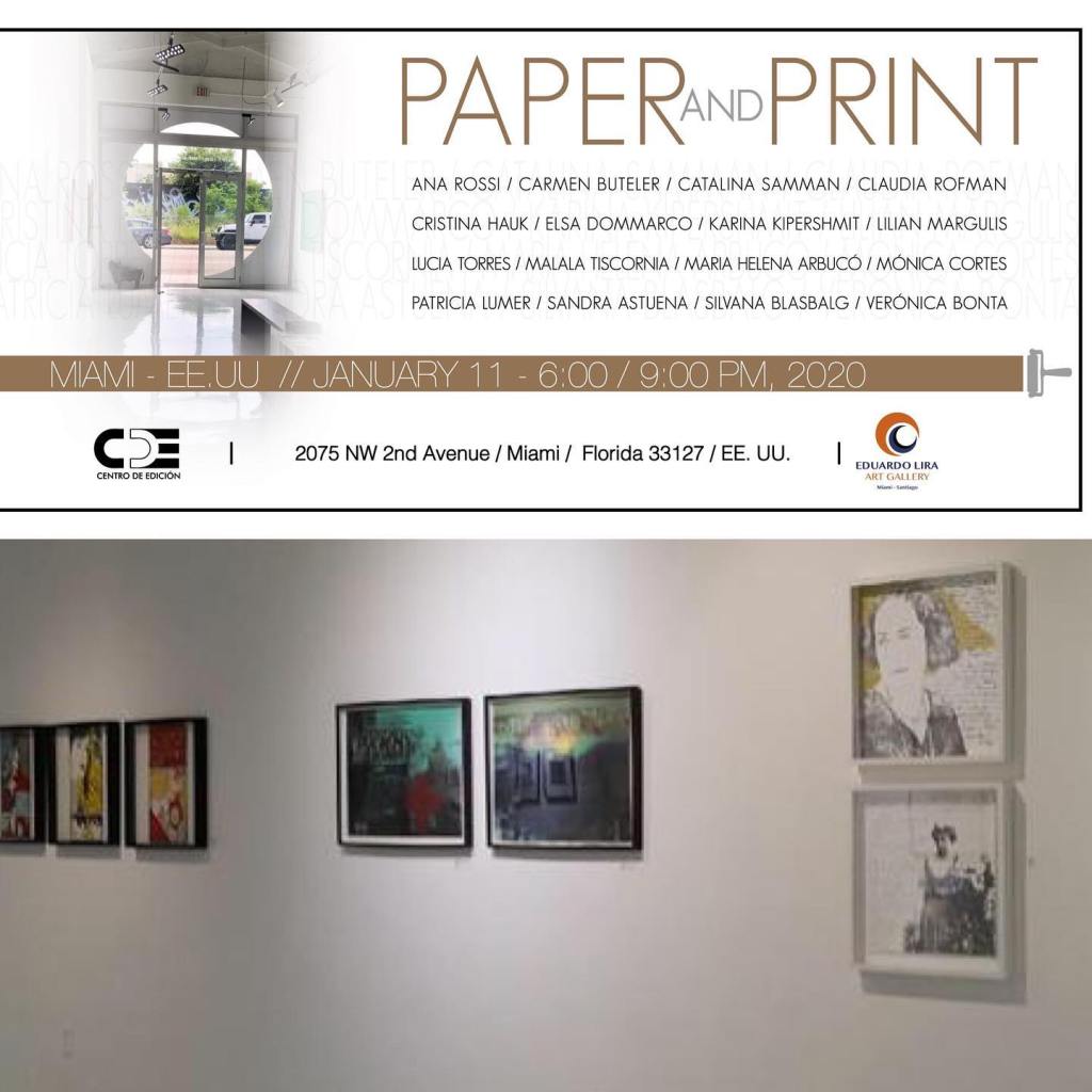 «PAPER and PRINT» en «LIRA ART GALLERY» en Miami