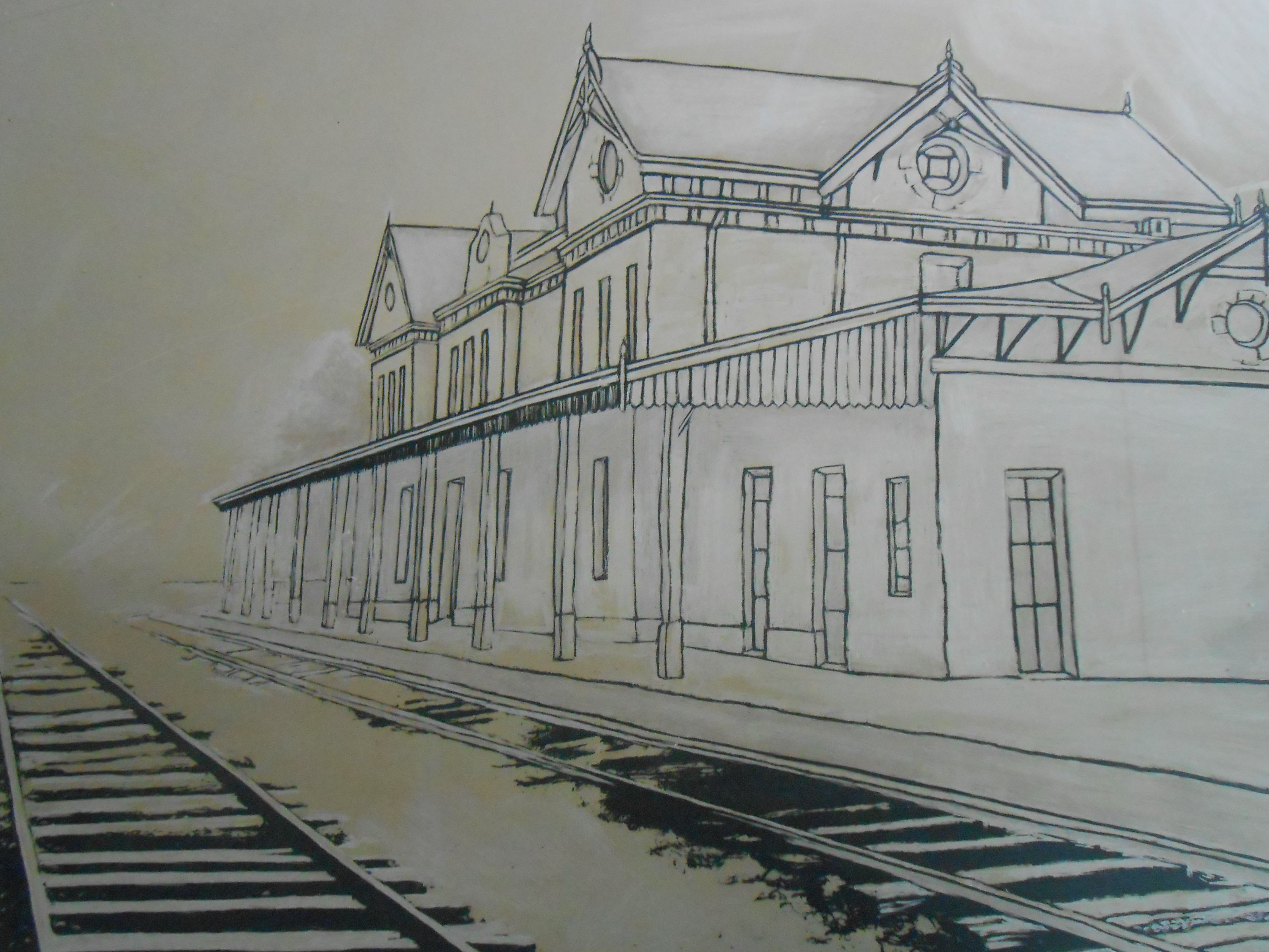 LUCIA TORRES - Proceso de impresión de la pieza «Migrante 102 - Estación Puerto Deseado»