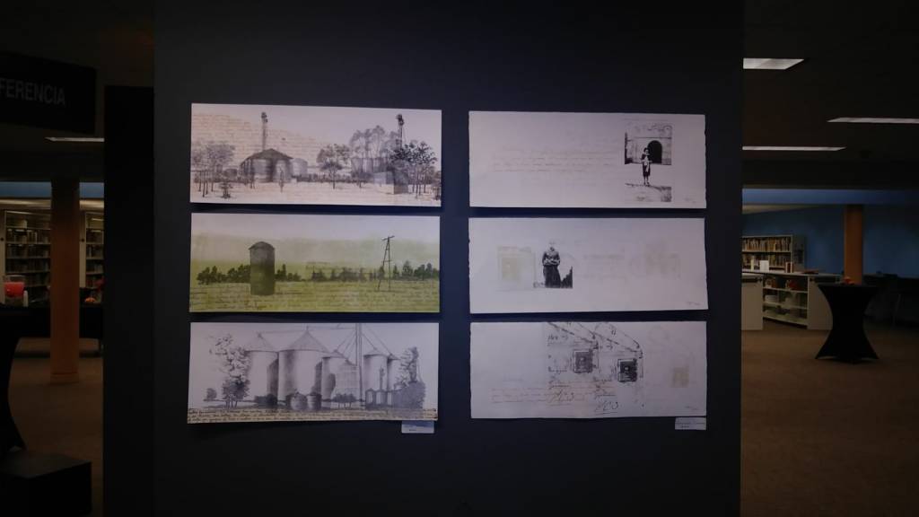 LUCIA TORRES «Serie VIDA» en «STORIES PRINTED / HISTORIAS GRÁFICAS» Centro de Edición, en North Miami Public Library