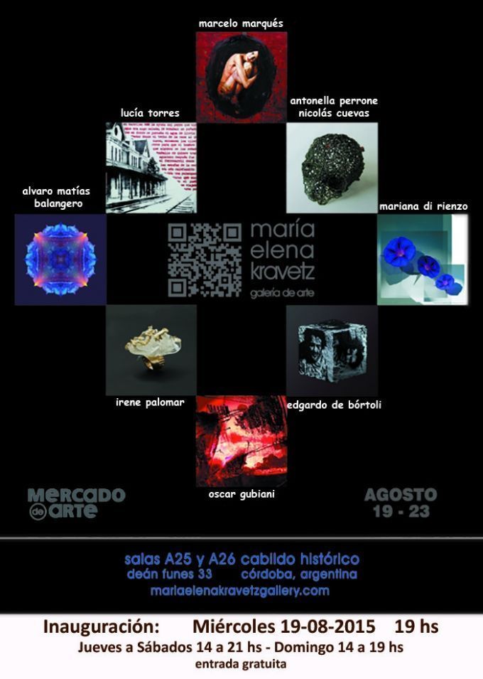 «MERCADO DE ARTE - FERIA DE ARTE CONTEMPORÁNEO - APLICACIÓN 2015» 3° Edición en el Cabildo Histórico de Córdoba, Argentina