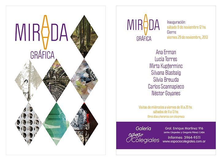 «MIRADA GRÁFICA» en Galería Espacio Colegiales, CABA