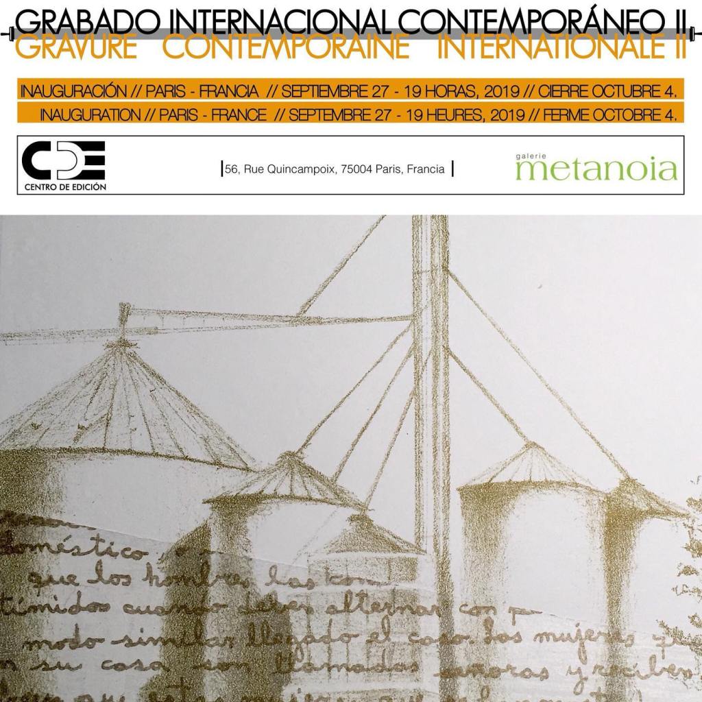 «GRAVURE CONTEMPORAINE INTERNATIONALE / GRABADO INTERNACIONAL CONTEMPORÁNEO», Centro de Edición CDE, París - Francia