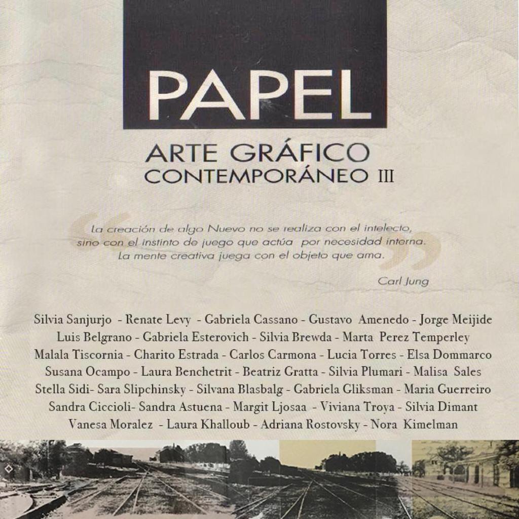 «PAPEL Arte Gráfico Contemporáneo III», Museo Rómulo Raggio. Vicente López, Buenos Aires