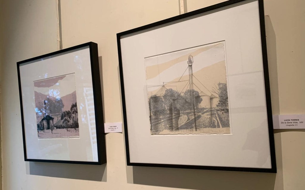 LUCIA TORRES «Serie VIDA» en «PAPEL Arte Gráfico Contemporáneo III», Museo Rómulo Raggio. Vicente López, Buenos Aires