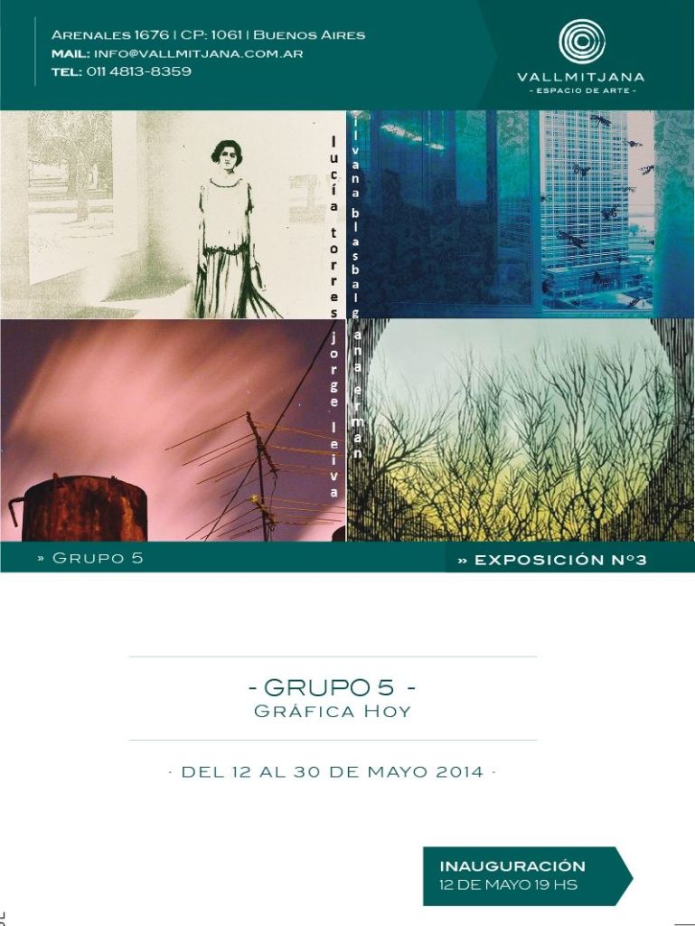 «GRÁFICA HOY» de GRUPO5 en «VALLMITJANA Espacio de Arte» Buenos Aires