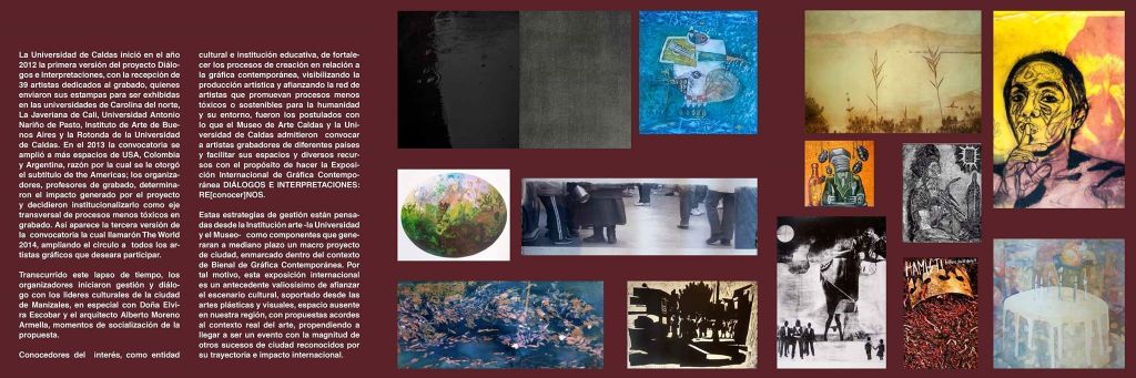 RE[conocer]NOS «EXPOSICIÓN INTERNACIONAL DEL GRÁFICA CONTEMPORÁNEA - DIÁLOGOS E INTERPRETACIONES» en Museo de Arte de Caldas, Colombia