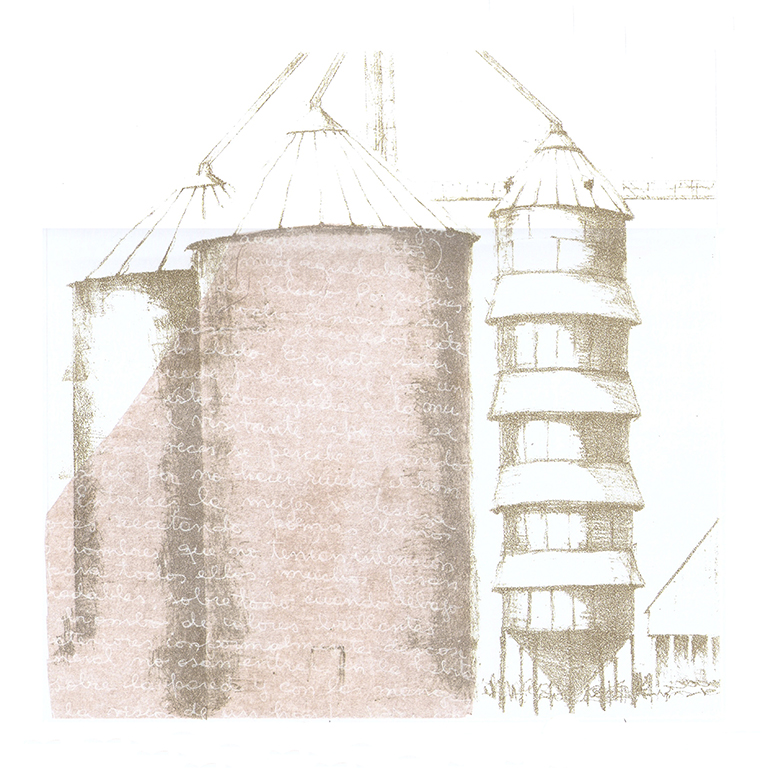 LUCIA TORRES «Serie Vida 13» Litografía 30x30cm - Año 2019 «GRAVURE CONTEMPORAINE INTERNATIONALE / GRABADO INTERNACIONAL CONTEMPORÁNEO», Centro de Edición CDE, París - Francia