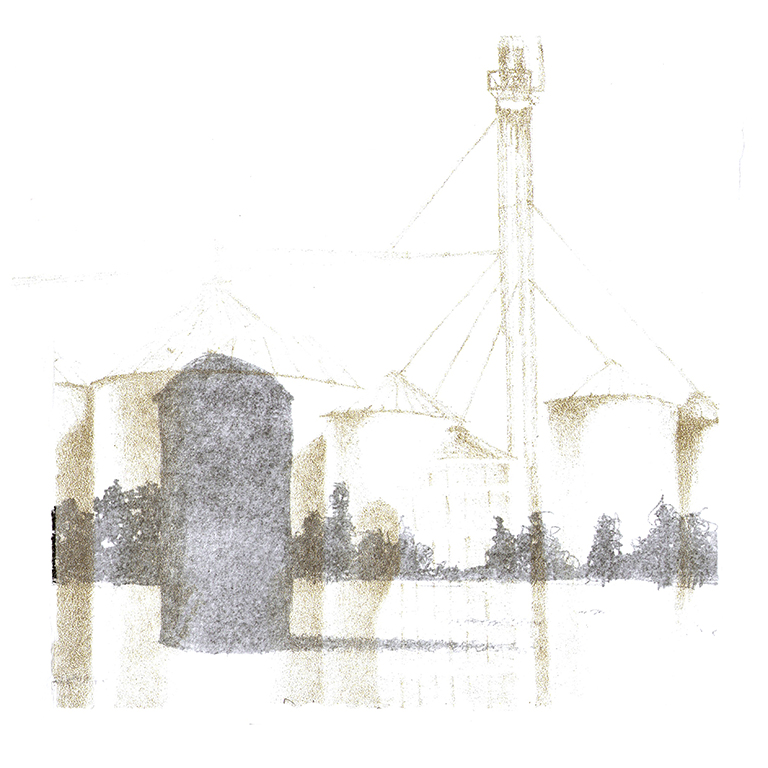 LUCIA TORRES «Serie Vida 17» Litografía 30x30cm - Año 2019 «GRAVURE CONTEMPORAINE INTERNATIONALE / GRABADO INTERNACIONAL CONTEMPORÁNEO», Centro de Edición CDE, París - Francia