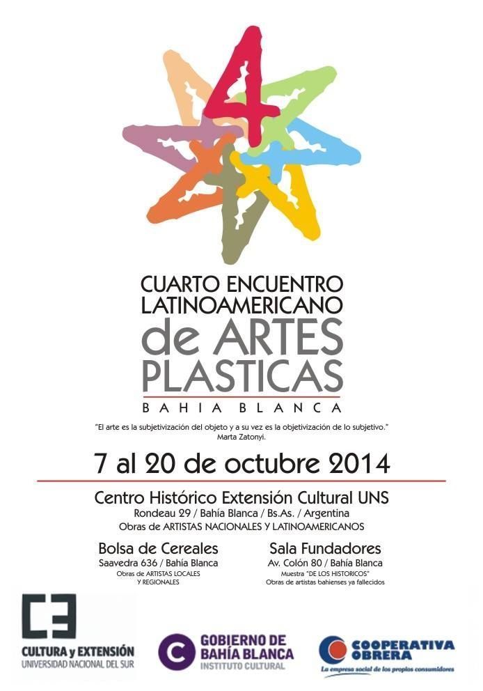 «CUARTO ENCUENTRO LATINOAMERICANO de ARTES PLÁSTICAS» en Bahía Blanca