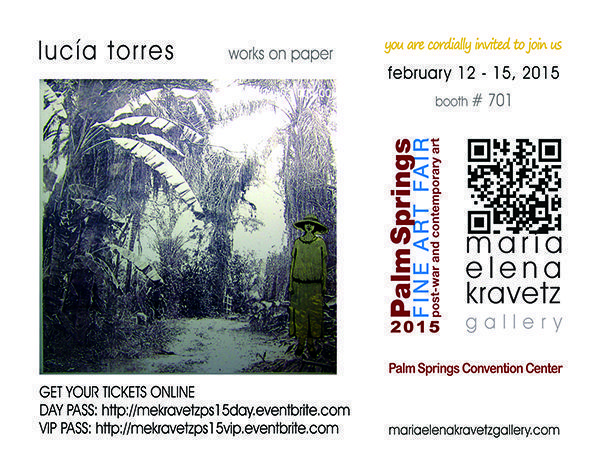 LUCIA TORRES en «FINE ART FAIR» Palm Springs 2015