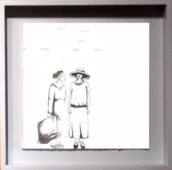 LUCIA TORRES «MIGRANTE» en el «Salón Bienal Nacional de PINTURA y GRABADO» QUILMES 2013, en el Museo Municipal de Artes Visuales Víctor Roverano