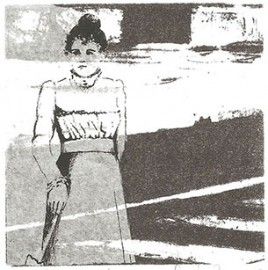 LUCIA TORRES «TERRITORIO IV» Transfer 19x56cm - Año 2007 en la «I Bienal Internacional de MINIPRINT» LAGUNA PAIVA 2014