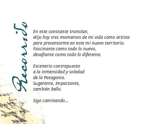 LUCIA TORRES con «RECORRIDO» en la «GALERÍA ESPACIO COLEGIALES» en CABA