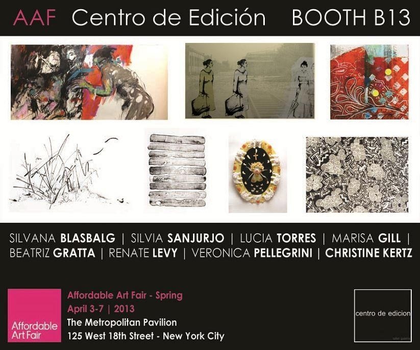 «AAF Affordable Art Fair - Spring» Centro de Edición, The Metropolitan Pavilion, New York City, 2013