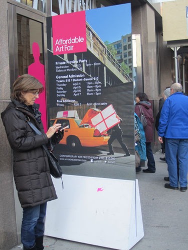 «AAF Affordable Art Fair - Spring» Centro de Edición, The Metropolitan Pavilion, New York City, 2013