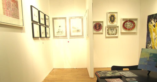 LUCIA TORRES en «AAF Affordable Art Fair - Spring» Centro de Edición, The Metropolitan Pavilion, New York City, 2013