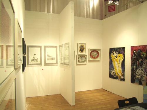 LUCIA TORRES en «AAF Affordable Art Fair - Spring» Centro de Edición, The Metropolitan Pavilion, New York City, 2013