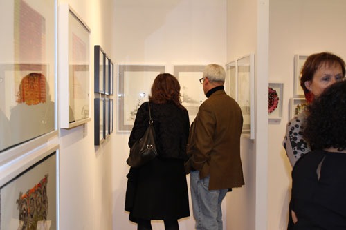 LUCIA TORRES en «AAF Affordable Art Fair - Spring» Centro de Edición, The Metropolitan Pavilion, New York City, 2013