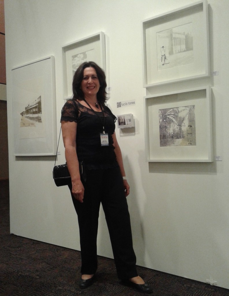 LUCIA TORRES en «FINE ART FAIR» Palm Springs 2015