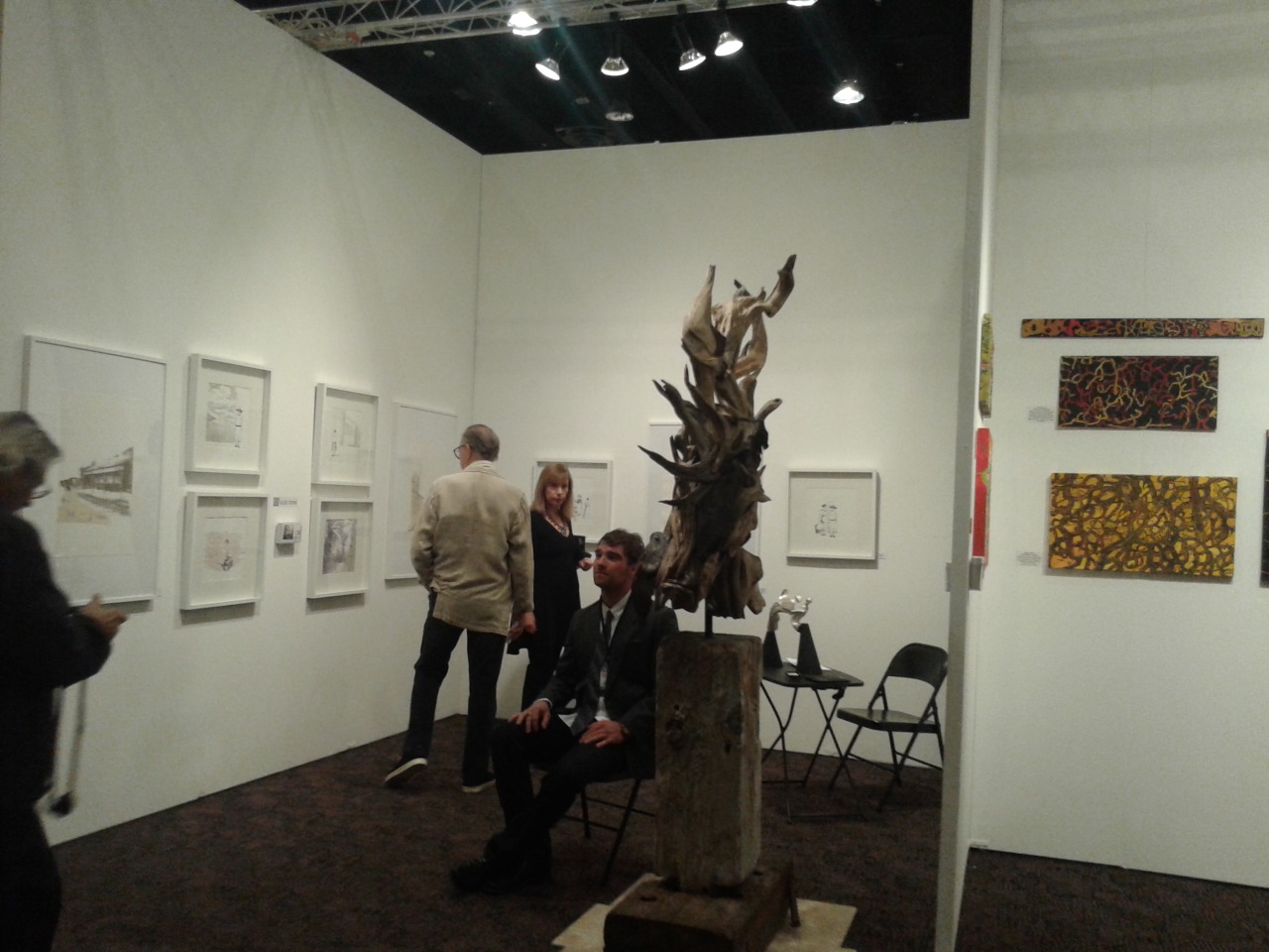 LUCIA TORRES en «FINE ART FAIR» Palm Springs 2015