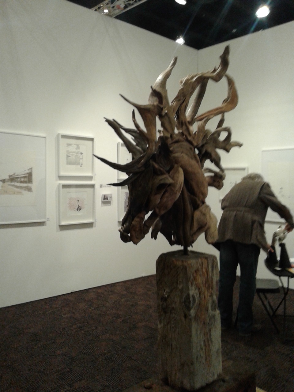 LUCIA TORRES en «FINE ART FAIR» Palm Springs 2015