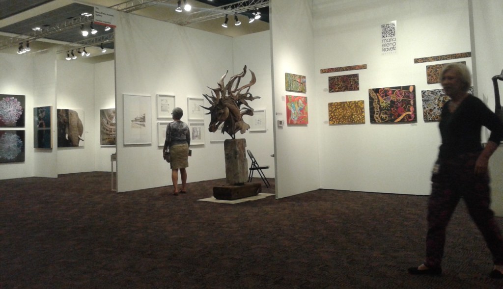 LUCIA TORRES en «FINE ART FAIR» Palm Springs 2015