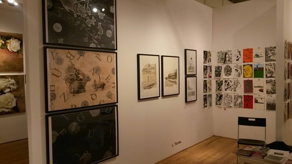 LUCIA TORRES en «Affordable Art Fair New York 2014» CDE Centro de Edición - Proyecto 27 Argentine Print