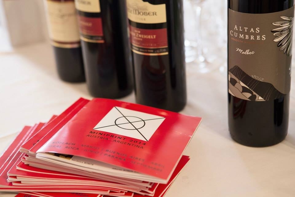 Internationales Grafikprojeckt Osterreich - Argentinien «MINIPRINT 2014» en la Galerie der BVBKünstler, Viena