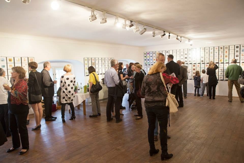 Internationales Grafikprojeckt Osterreich - Argentinien «MINIPRINT 2014» en la Galerie der BVBKünstler, Viena