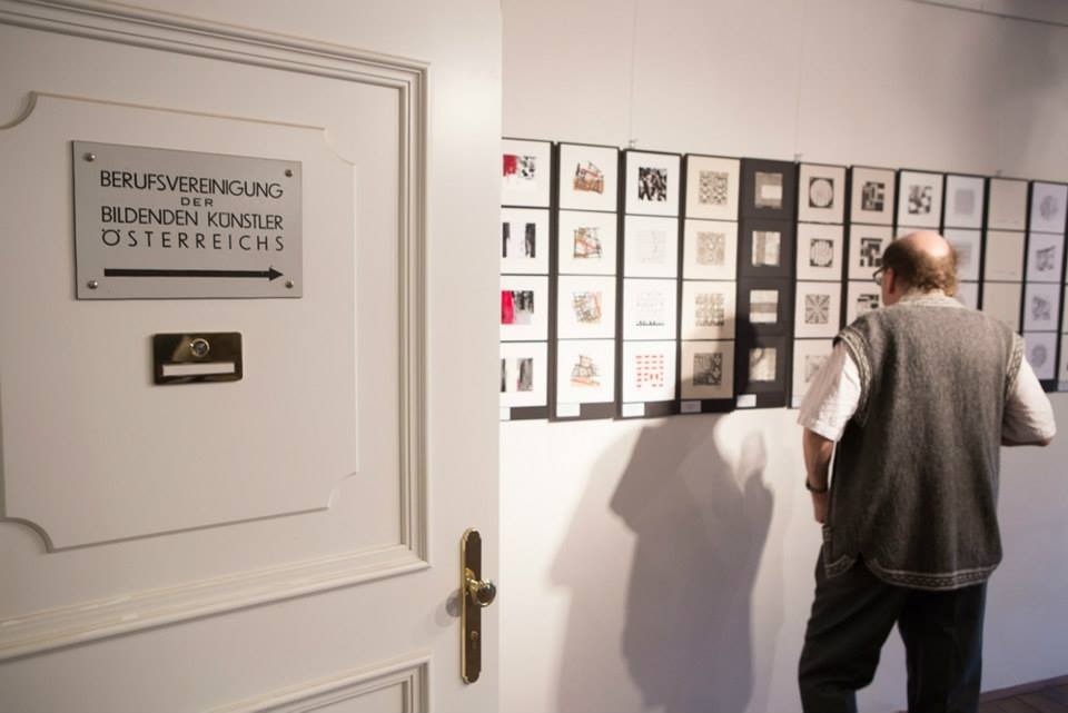 Internationales Grafikprojeckt Osterreich - Argentinien «MINIPRINT 2014» en la Galerie der BVBKünstler, Viena