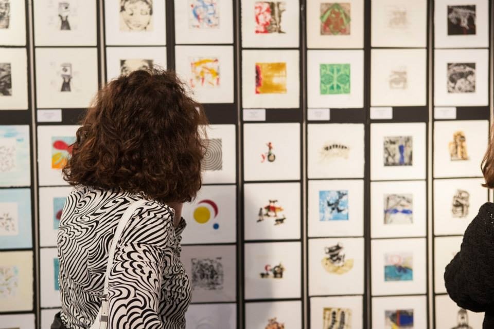 Internationales Grafikprojeckt Osterreich - Argentinien «MINIPRINT 2014» en la Galerie der BVBKünstler, Viena